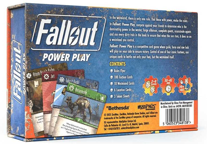 Modiphius Entertainment Fallout: Power Play