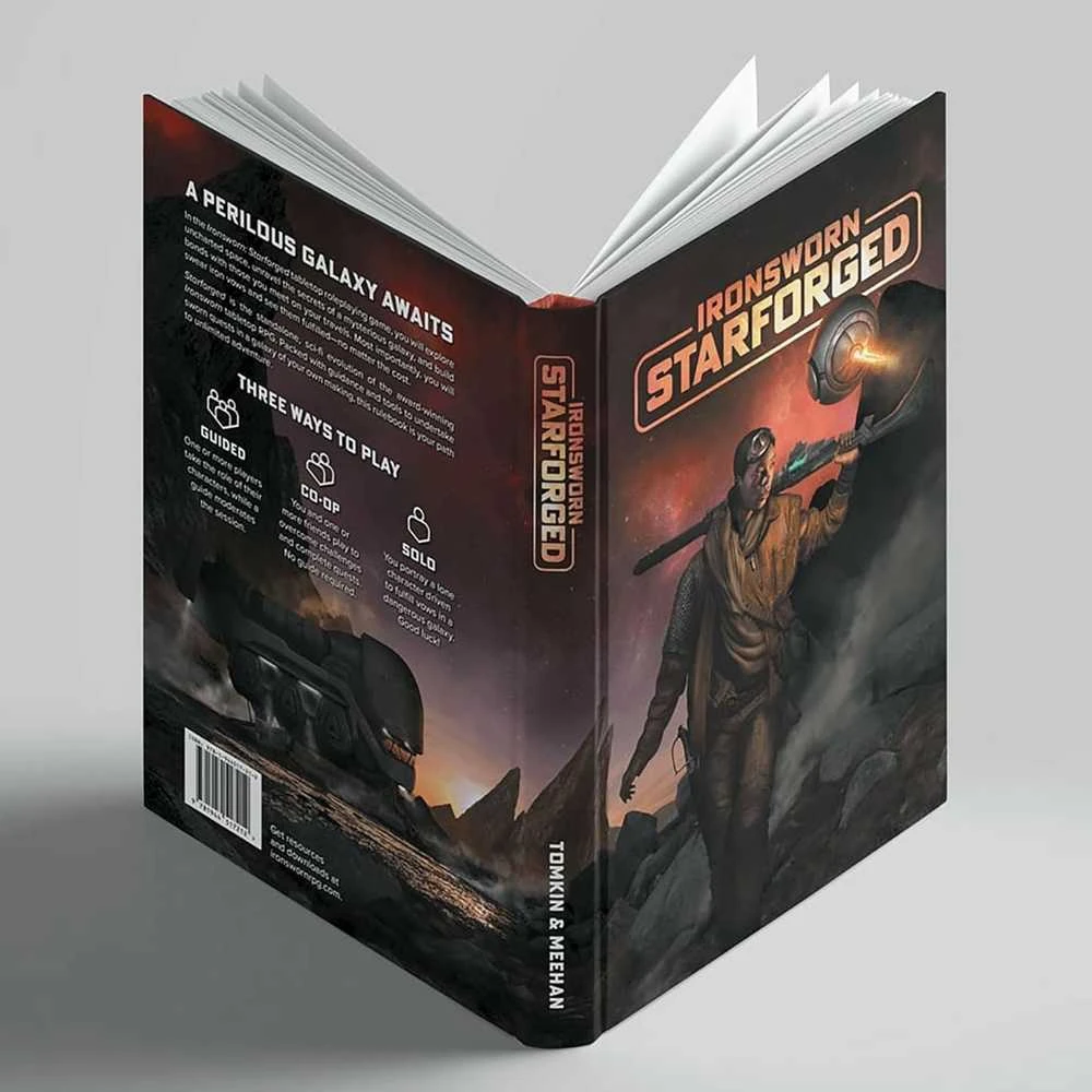 Modiphius Entertainment Ironsworn: Starforged - Deluxe Edition Rulebook taisykliu knyga