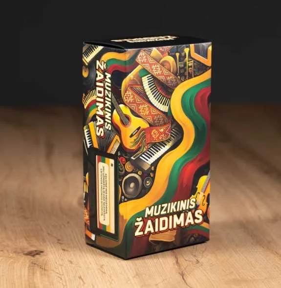 Muzikinis žaidimas - nuotaikingas stalo žaidimas