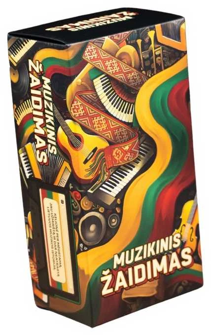 Muzikinis žaidimas - nuotaikingas stalo žaidimas