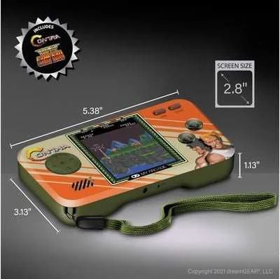 MY ARCADE Pocket Player ,,Contra" nešiojama žaidimų konsolė (Premium versija)