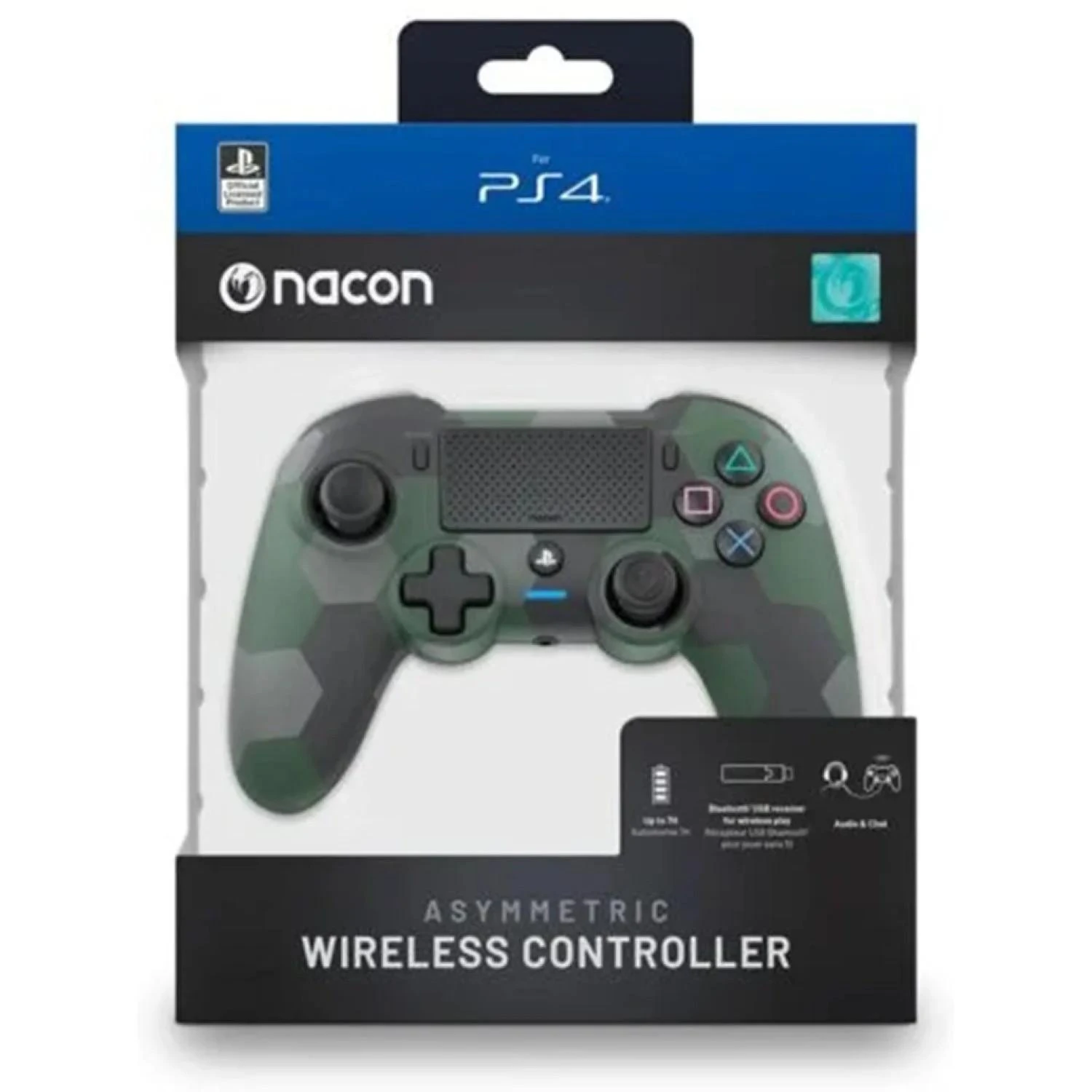 Nacon Asymmetric Playstation 4 laidinis valdiklis (Camo Žalias)