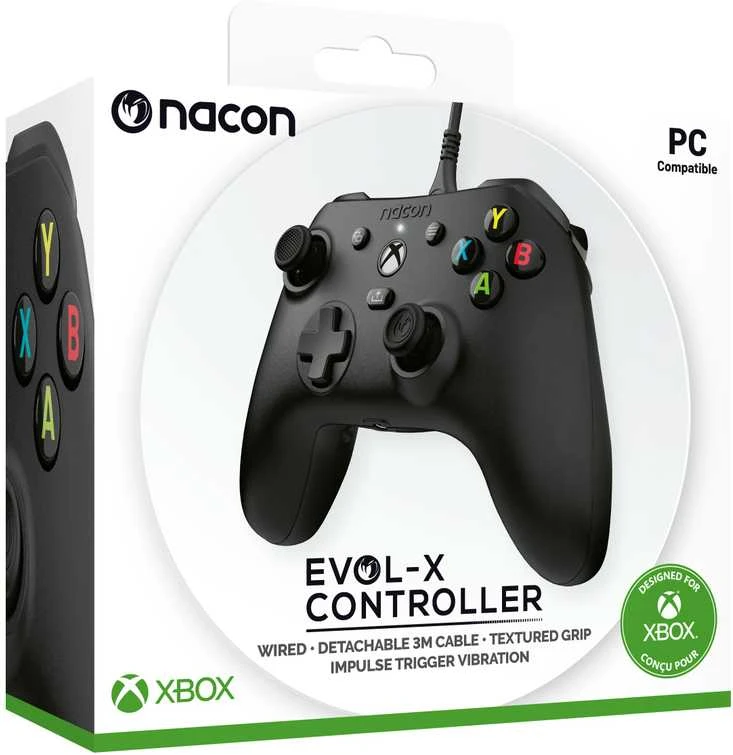 Nacon EVOL-X valdiklis (Juodas)