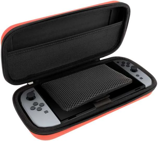 Nacon Kelioninis Nintendo Switch 2 Dėklas | Šviesiai Raudonas
