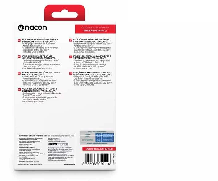 „Nacon Nintendo Switch 2“ JOYCON įkrovimo stovas