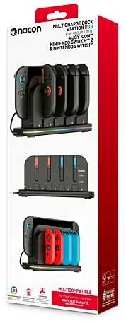 „Nacon Nintendo Switch 2“ kelių įkrovimų stotelė RGB