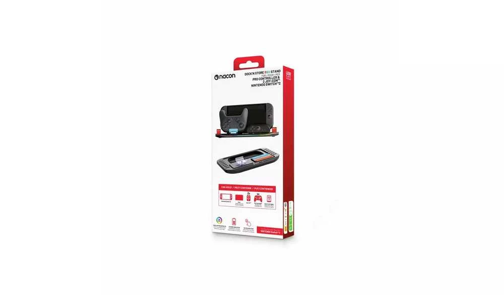 „Nacon Nintendo Switch 2 XL“ stovas su įkrovimo galimybėmis