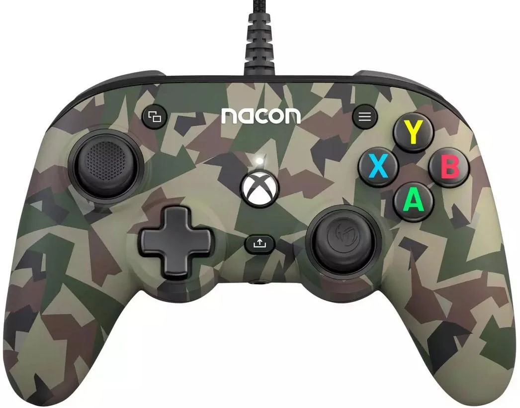 Nacon Pro Compact XBOX X/S & One laidinis valdiklis (Camo Žalias)