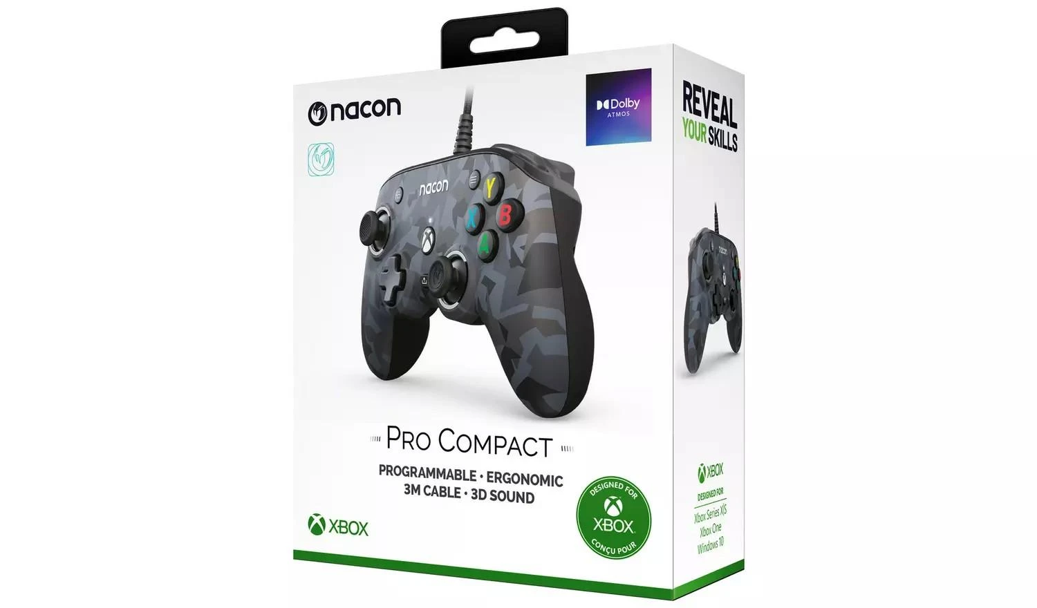 Nacon Pro Compact XBOX X/S & One laidinis valdiklis (Urban Camo)