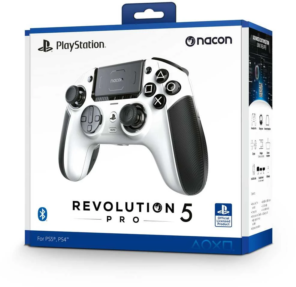 Nacon Revolution 5 Pro valdiklis (baltas)