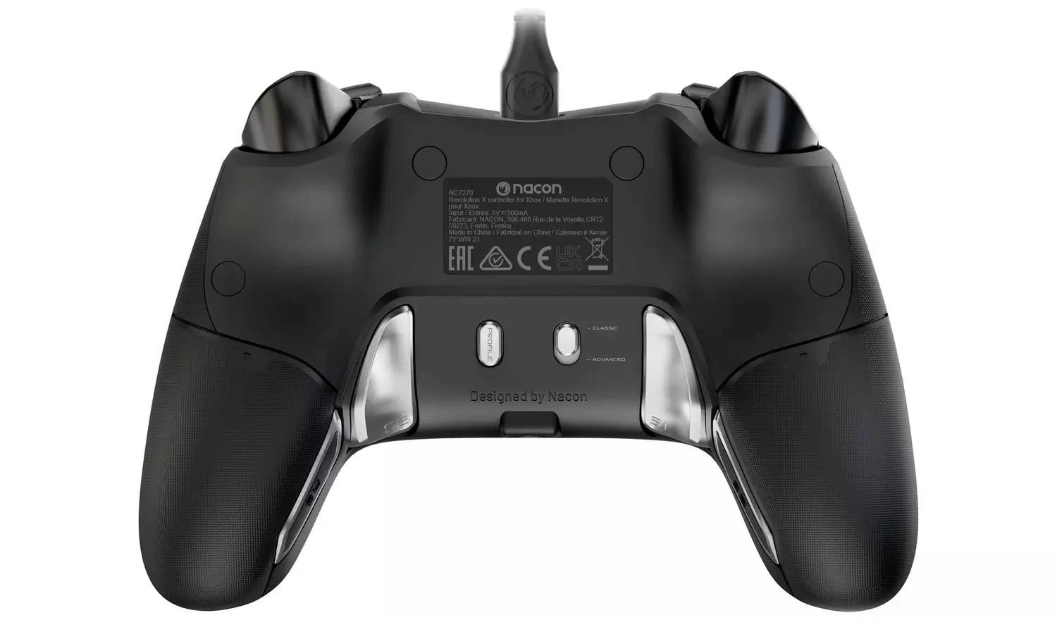 Nacon Revolution X Pro XBOX X/S & One laidinis valdiklis (juoda)