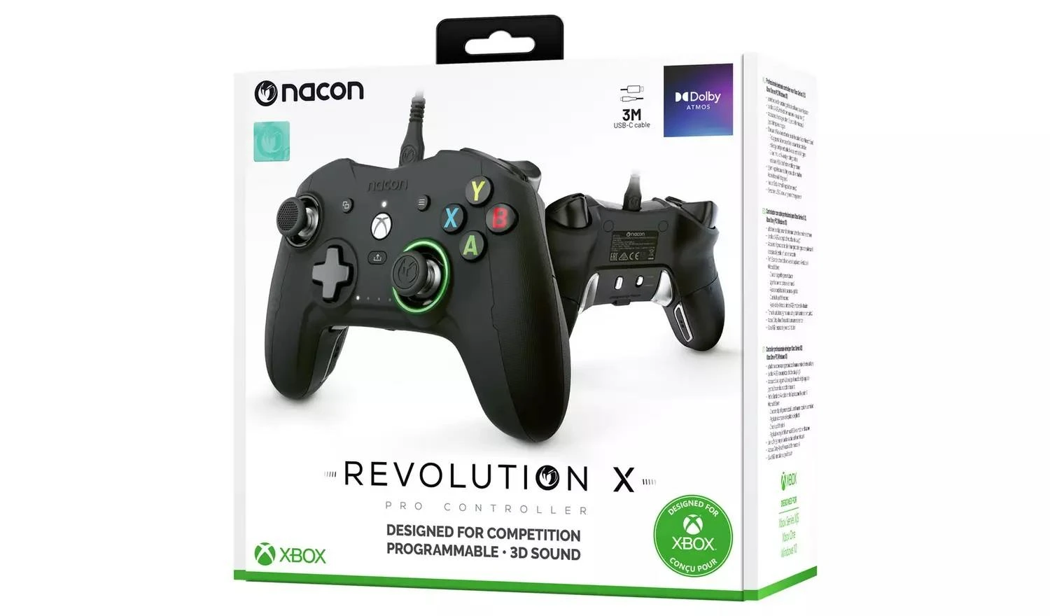 Nacon Revolution X Pro XBOX X/S & One laidinis valdiklis (juoda)