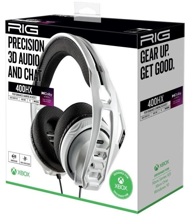 Nacon RIG 400HX laidinės žaidimų ausinės (Baltos) | XBOX