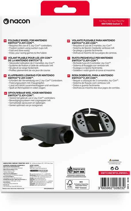 Nacon Sulankstomas Nintendo Switch 2 Vairas