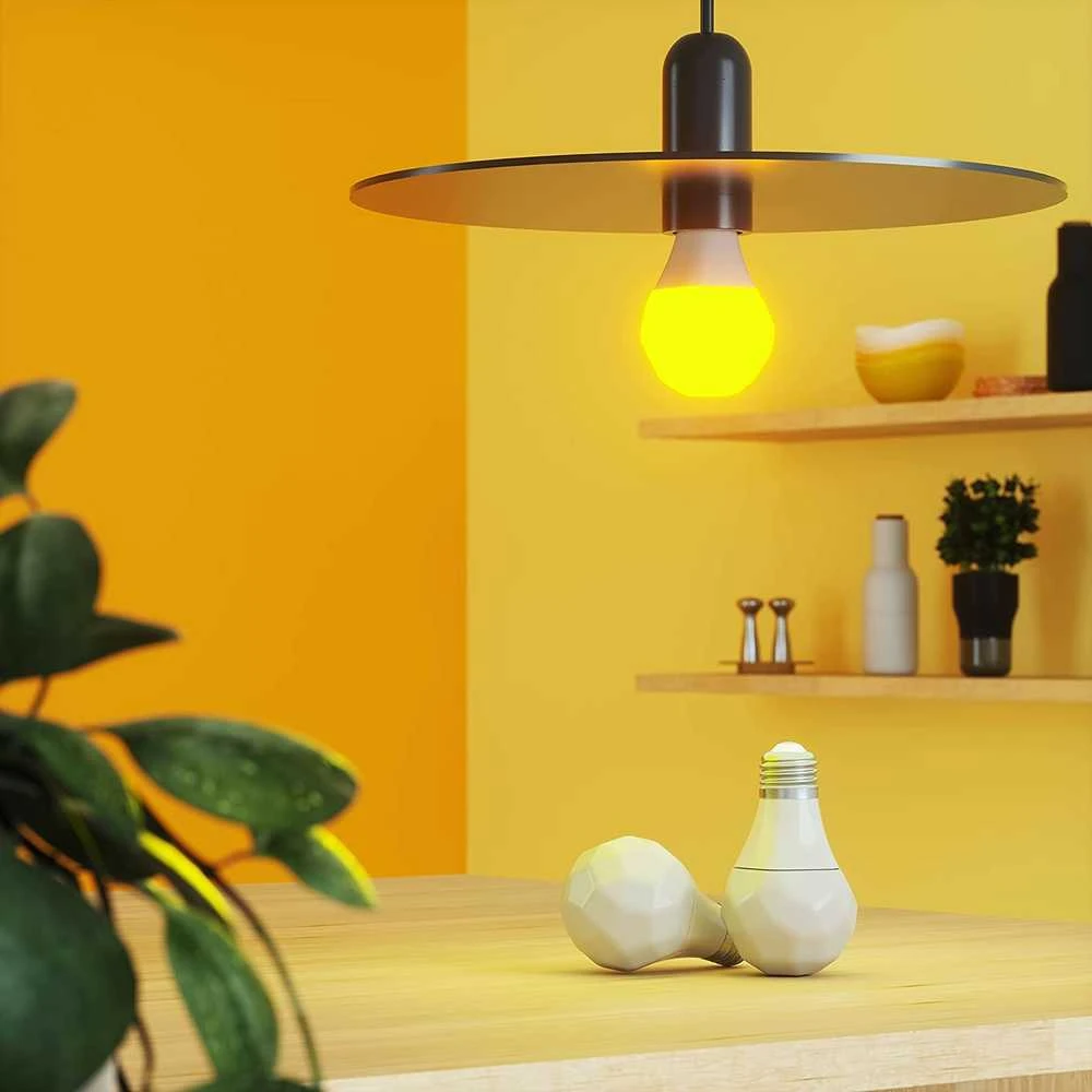 Nanoleaf Essentials Smart A19 lemputė 1100Lm RGBCW 2700K-6500K, 120V-240V, E27, 3 vnt.