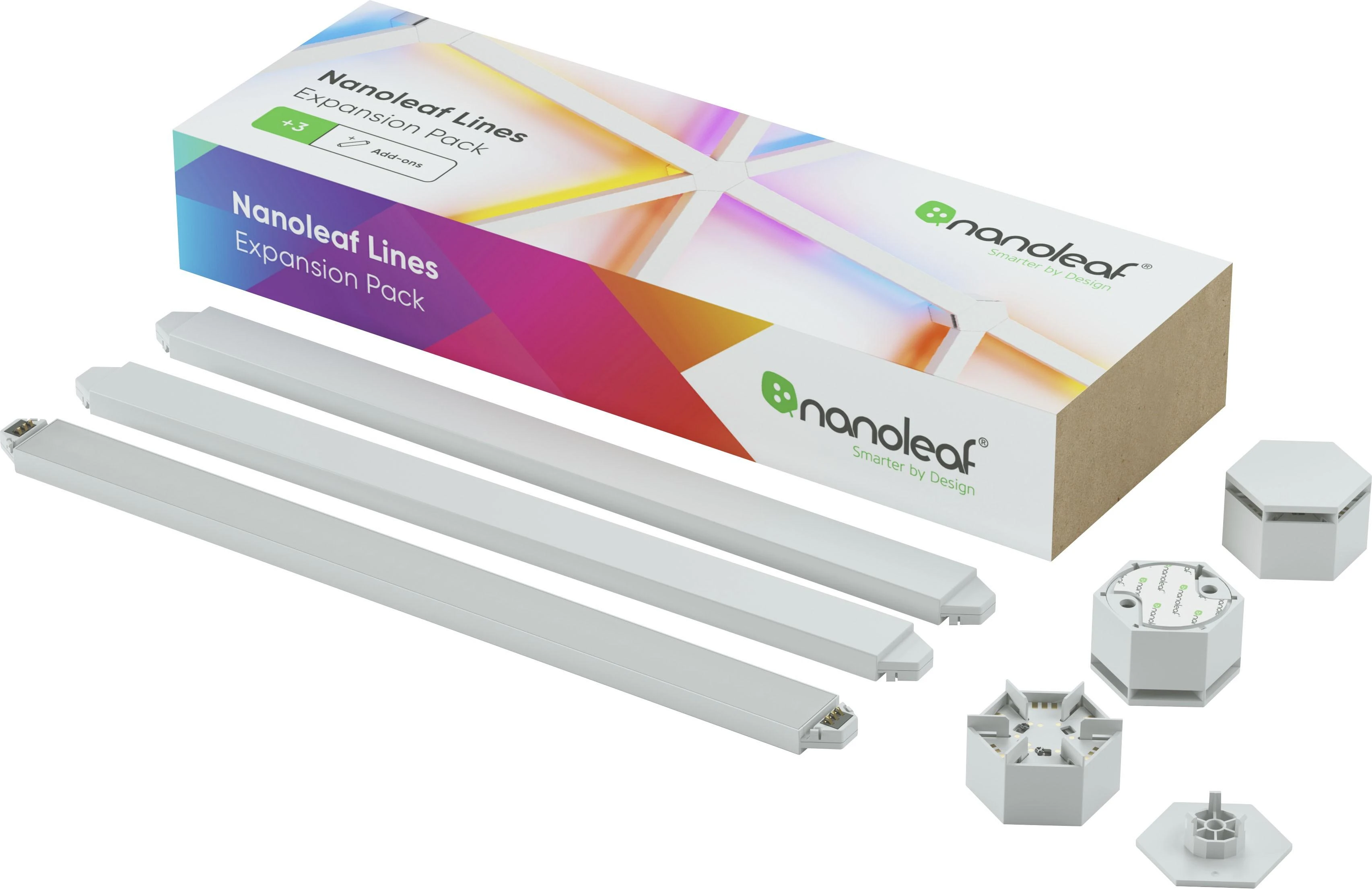 „Nanoleaf“ | Linijų išplėtimo paketas (3 panelės) | 16 mln. spalvų