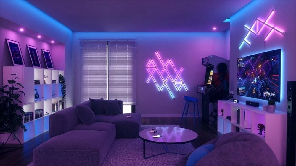„Nanoleaf“ | Linijų išplėtimo paketas (3 panelės) | 16 mln. spalvų