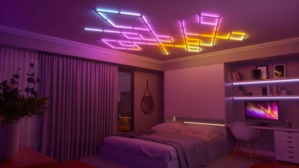 „Nanoleaf“ | Linijų išplėtimo paketas (3 panelės) | 16 mln. spalvų