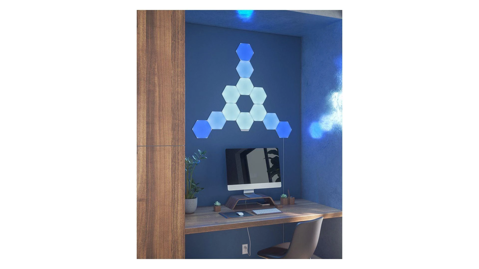 Nanoleaf Nanolapis | „Shapes Hexagons Smarter Kit“ (15 plokščių) | 16 mln.+