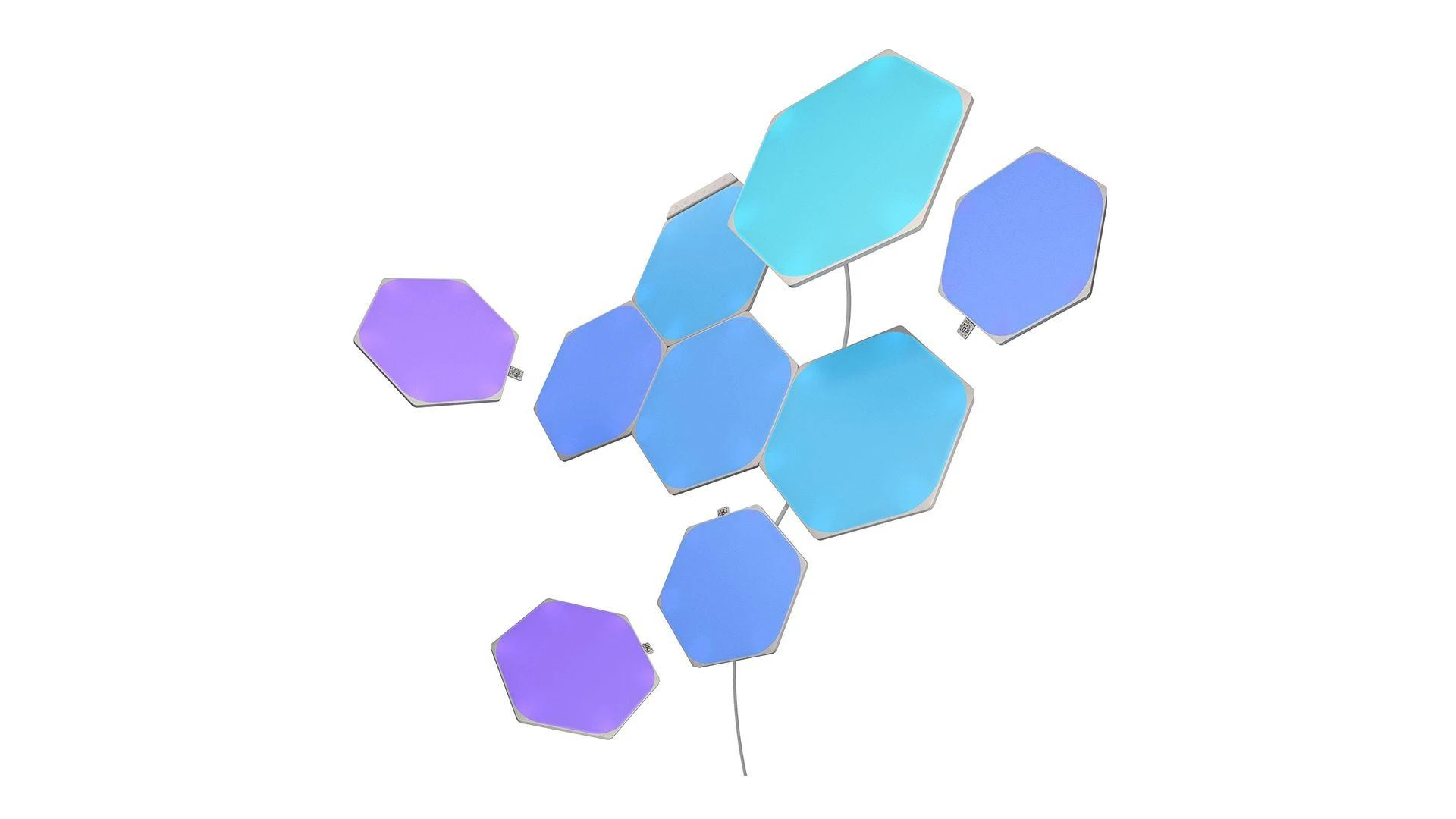 Nanoleaf Nanolapis | Formos Hexagons Starter Kit (9 plokštės) | 16 mln.+