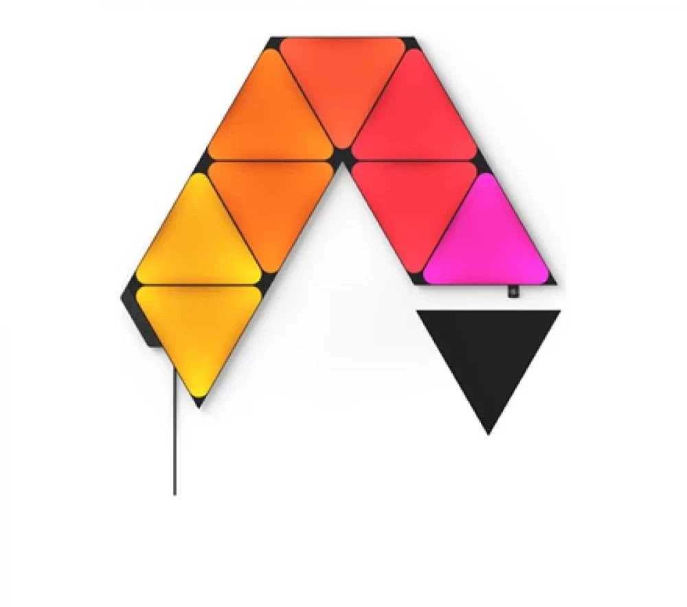 Nanoleaf | Shapes Juodas Triangles Starter Kit (9 panels) | 42 W | WiFi