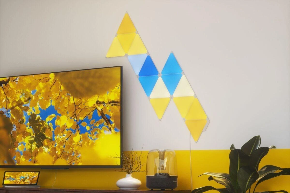 Nanoleaf Shapes Triangles Mini Expansion Pack (10 plokščių) 1 x 0,54 W 16M+ spalvos 2,4GHz WiFi b/g/n;