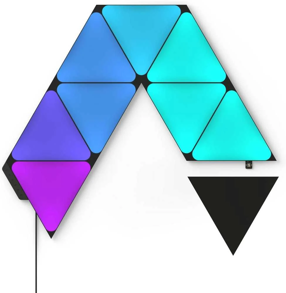 Nanoleaf Shapes - Ultra Juodas Triangles Starter Kit (9 šviesos)