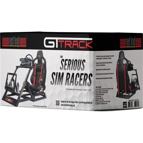 Žaidimų kėdė lenktynėms Next Level Racing GTtrack Gaming Chair