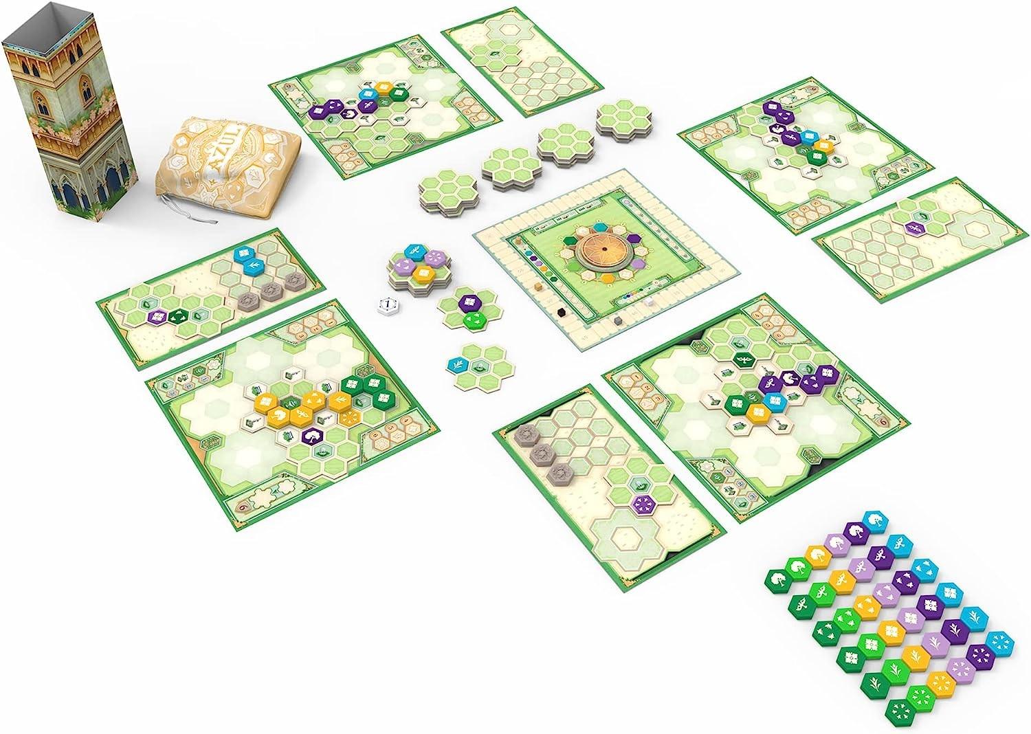 Hobilt Stalo žaidimas „Azul: Queen's Garden“ 2-4 žaidėjams