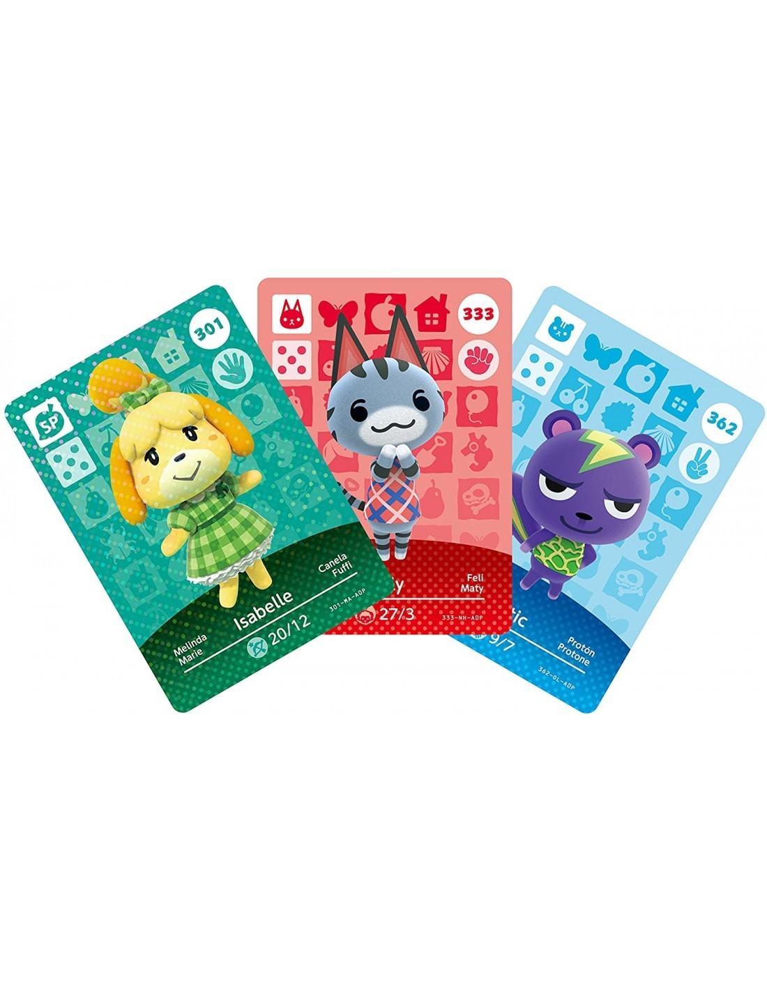Nintendo Animal Crossing amiibo Kortelės Serija 4 (3vnt)