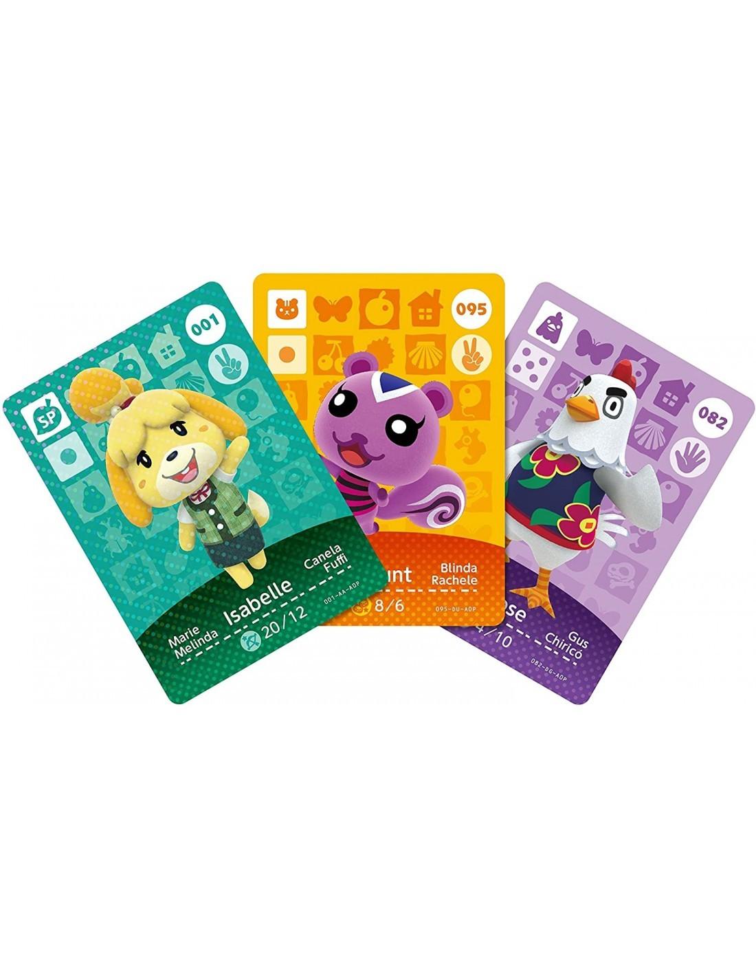 Nintendo Animal Crossing amiibo Kortelės Serija 1 (3vnt)