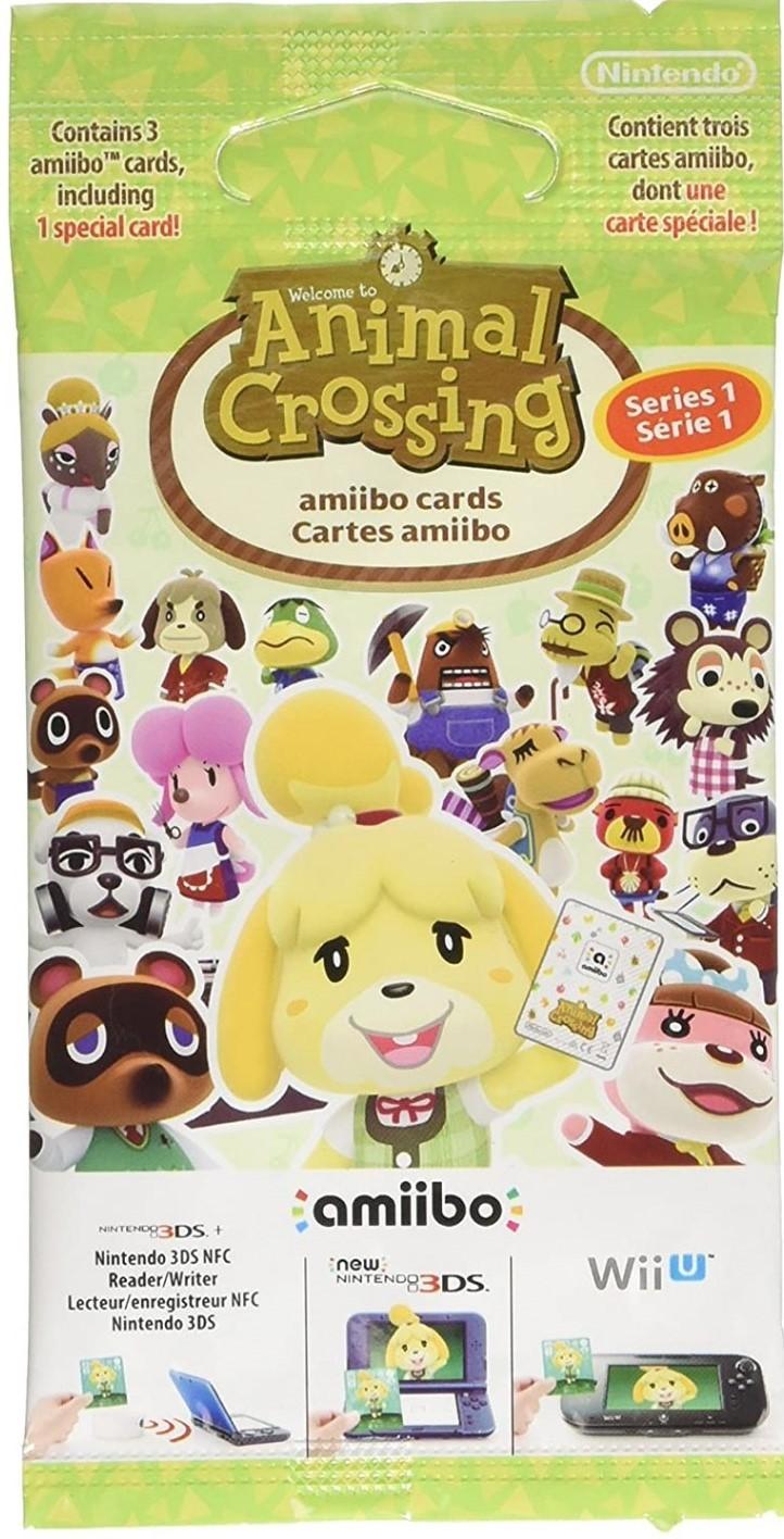 Nintendo Animal Crossing amiibo Kortelės Serija 1 (3vnt)