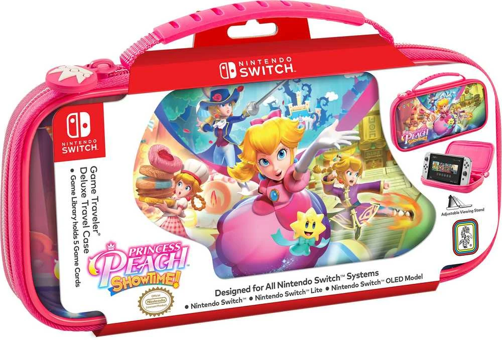 „Nintendo Game Traveler Deluxe“ kelioninis dėklas – princesė persikė: „Showtime!“