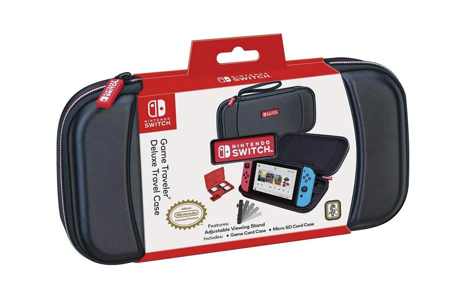 Nintendo Game Traveler Deluxe Travel Case Juodas