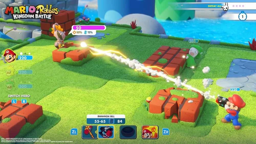 Ubisoft Nintendo Mario + Rabbids - Kingdom Battle (KODAS DĖŽUTĖJE)
