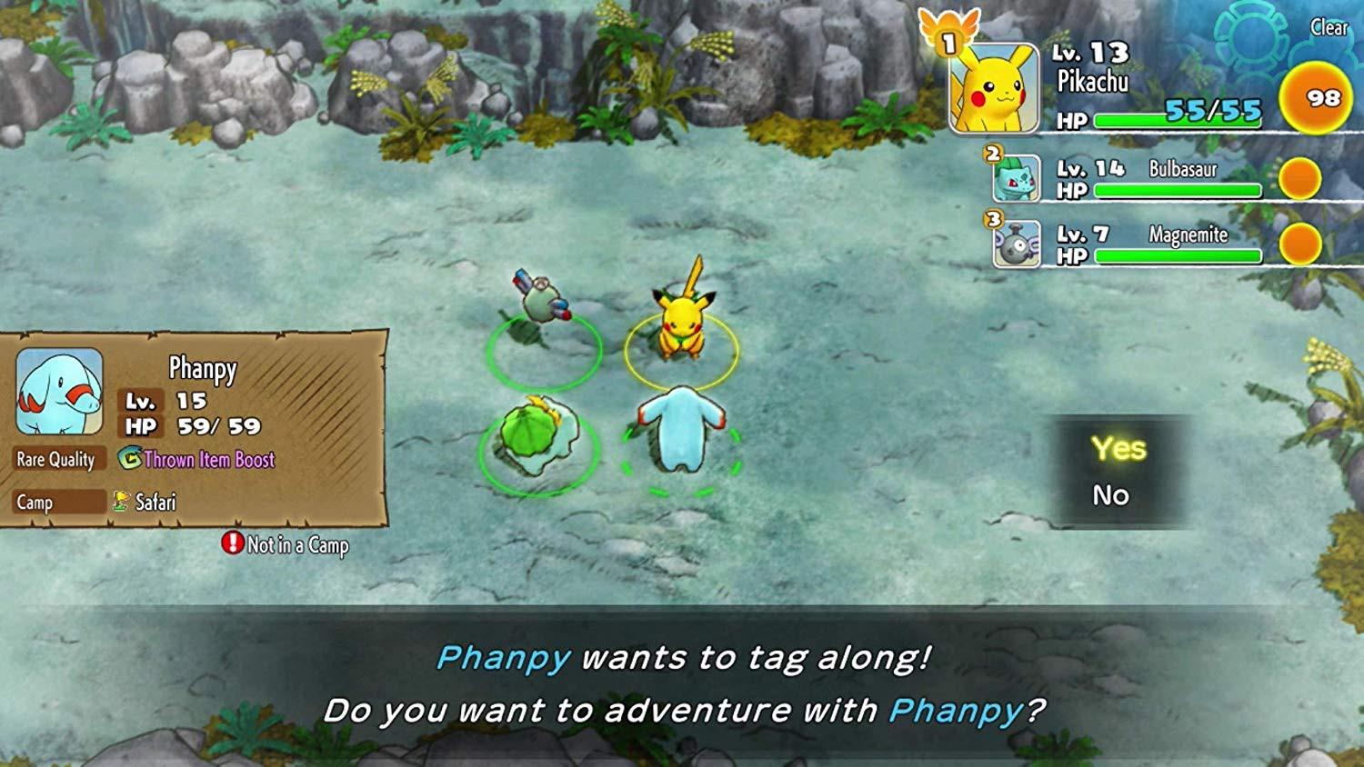 Nintendo Pokemon Mystery Dungeon: Rescue Team DX
