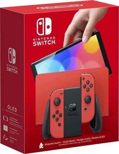 Nintendo Switch OLED konsolė - Mario Raudona Edition, modelis