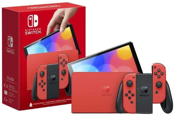 Nintendo Switch OLED konsolė - Mario Raudona Edition