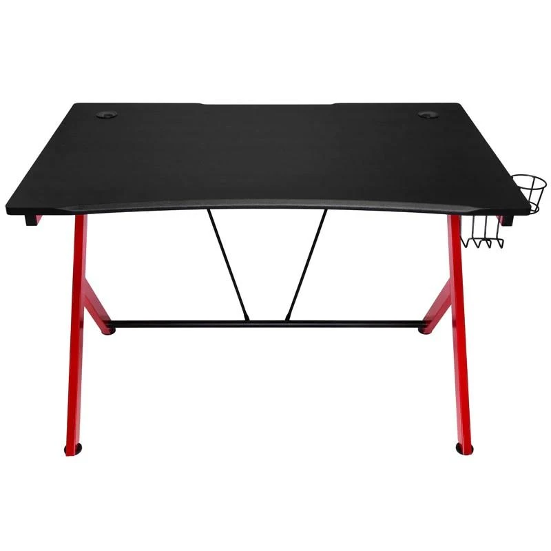 Žaidimų stalas Nitro Concepts D12 Gaming Desk, Juoda-raudona