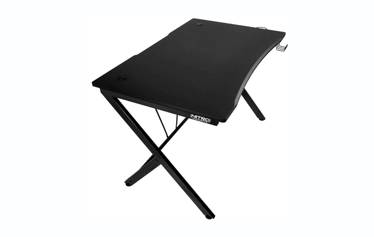 Žaidimų stalas Nitro Concepts D12 Gaming Desk, Juodas