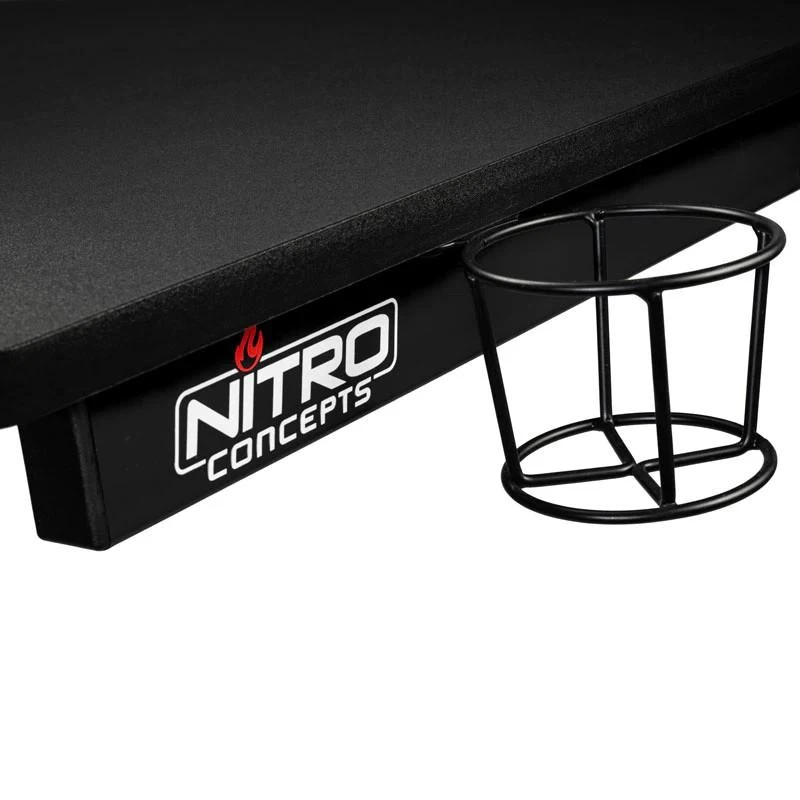 Žaidimų stalas Nitro Concepts D12 Gaming Desk, Juodas