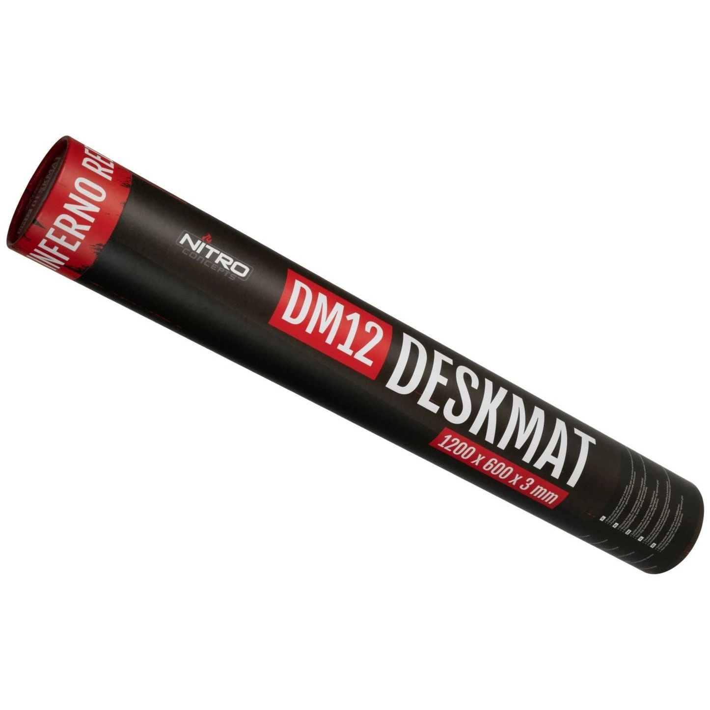 Nitro Concepts DM12 pelės kilimėlis (juoda/raudona) | 1200x600x3mm