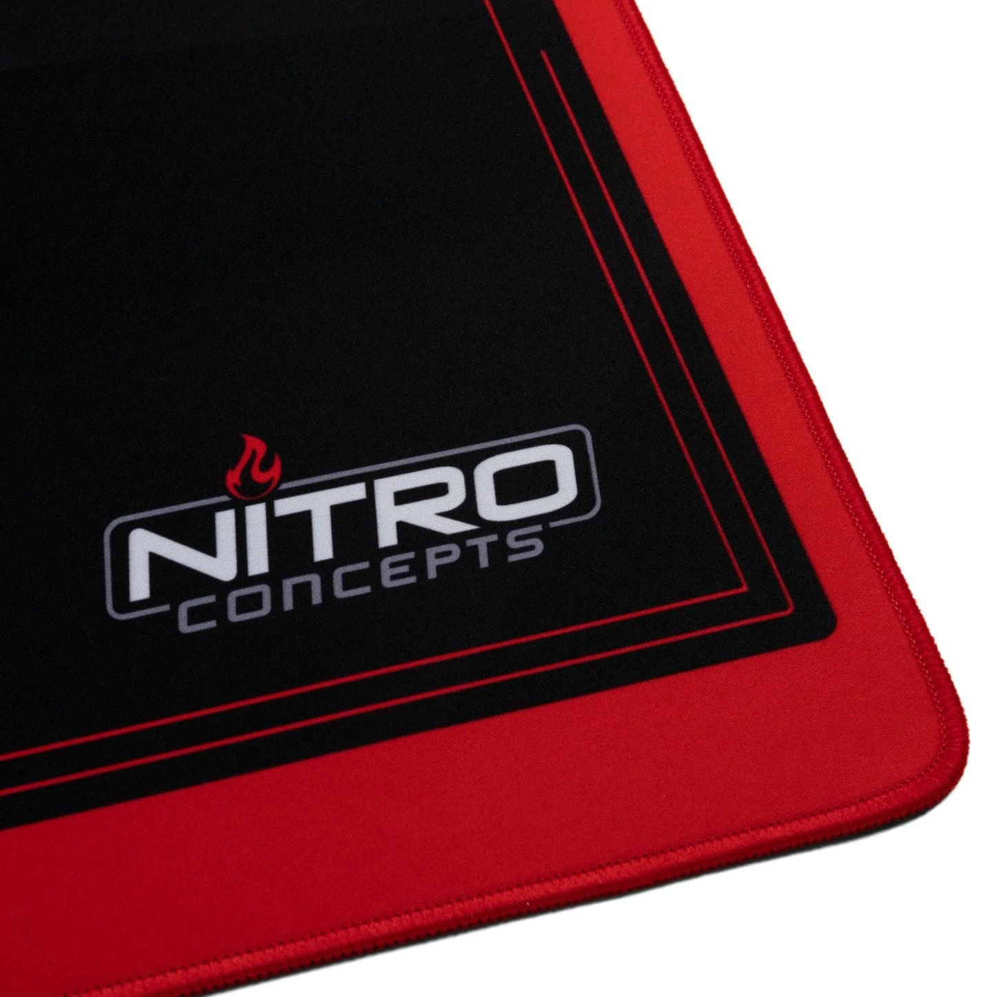 Nitro Concepts DM12 pelės kilimėlis (juoda/raudona) | 1200x600x3mm