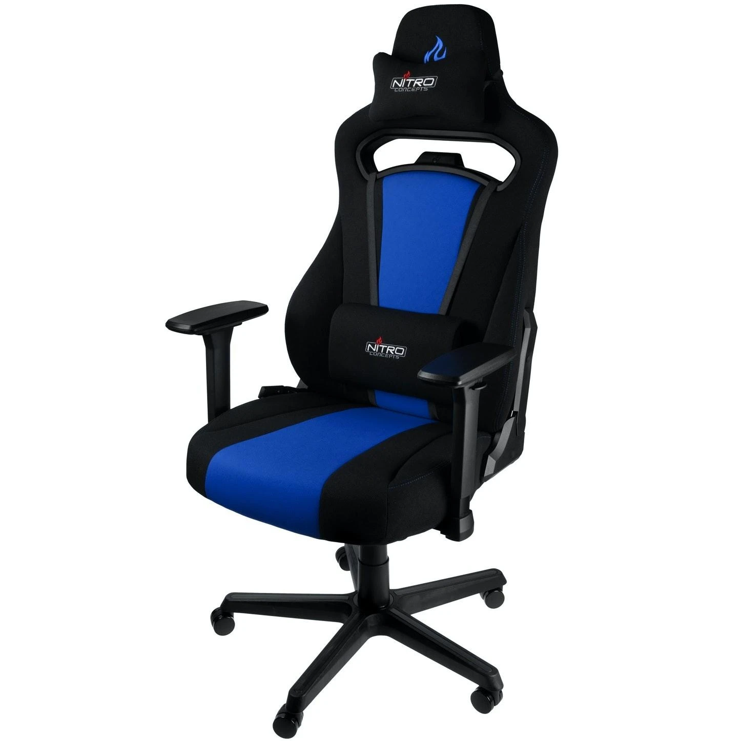 Žaidimų kėdė Nitro Concepts E250 Gaming Chair, Juoda-mėlyna