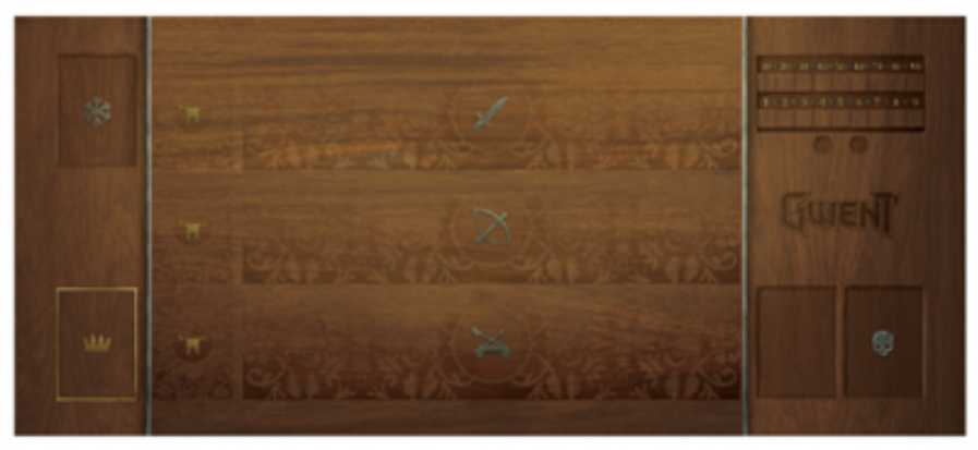 No Loading Games Gwent Mat Original Wood