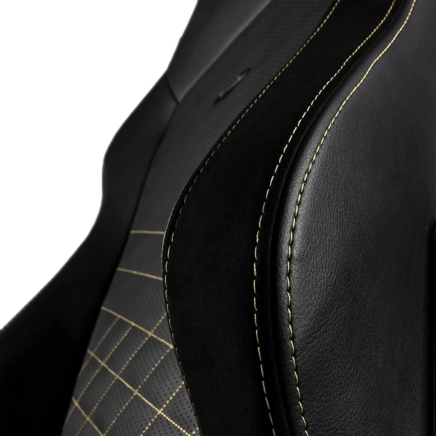 Žaidimų kėdė Noblechairs HERO PU-Leather Gaming Chair, Juoda-auksinė