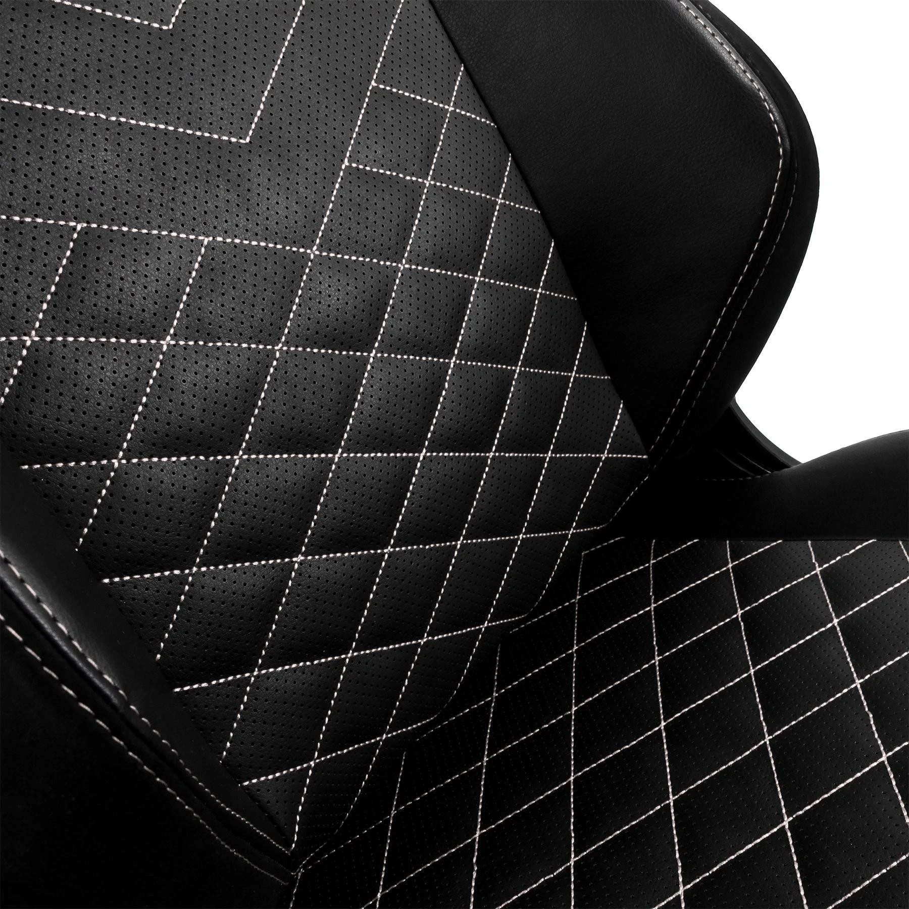 Žaidimų kėdė Noblechairs HERO PU-Leather Gaming Chair, Juoda-balta