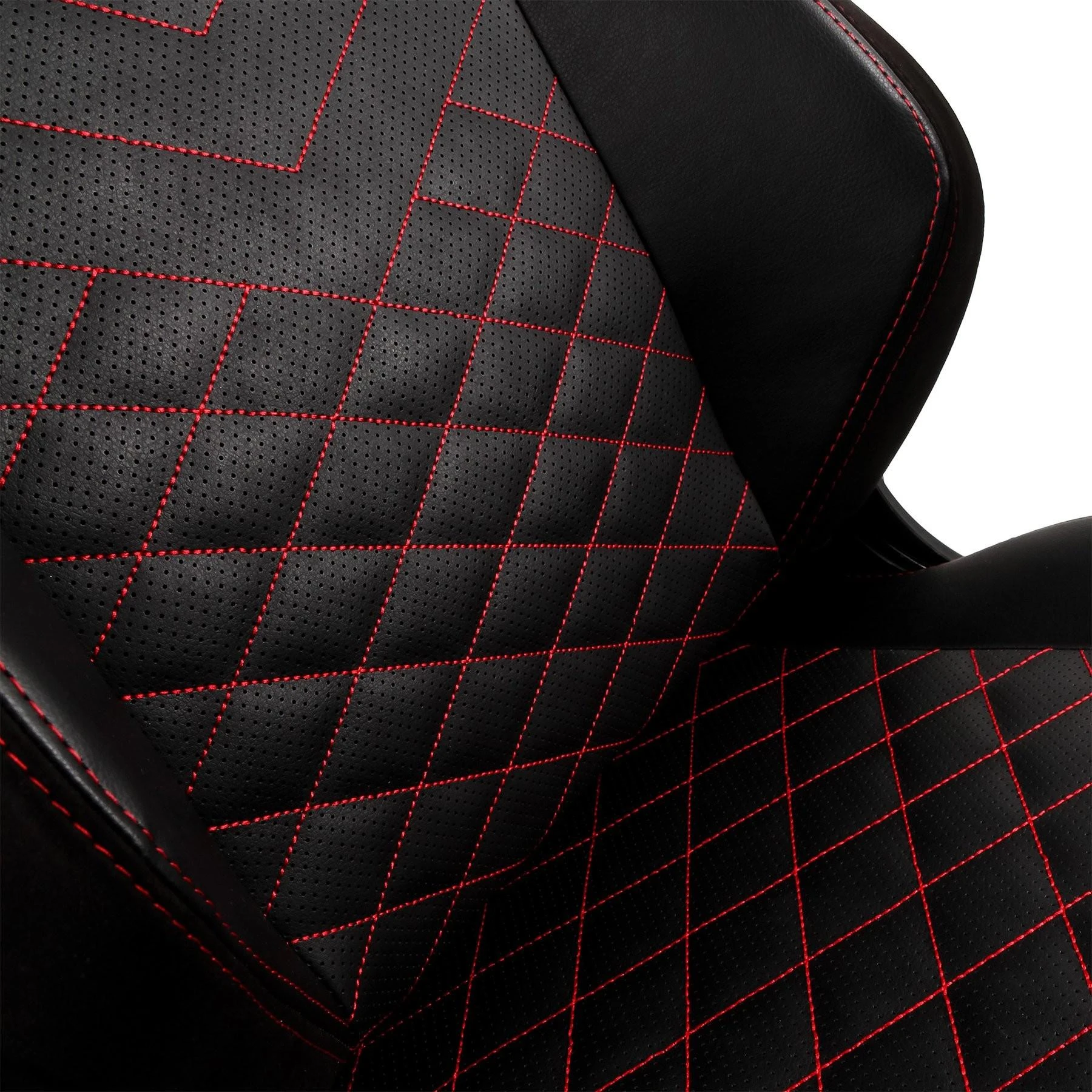 Žaidimų kėdė Noblechairs HERO PU-Leather Gaming Chair, Juoda-raudona