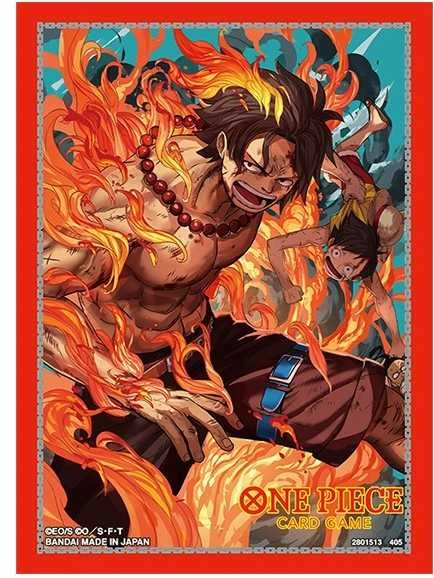 One Piece Card Game - Official Sleeve Bandai TCG+ Stores Lim. Edition Vol.5 - Portgas.D.Ace