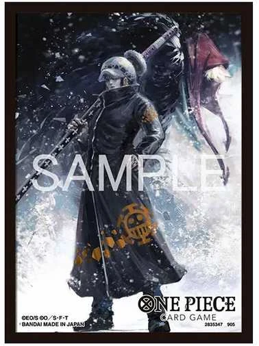 One Piece Card Game - Official Sleeve Bandai TCG+ Stores Lim. Edition Vol.6 - Trafalgar Law
